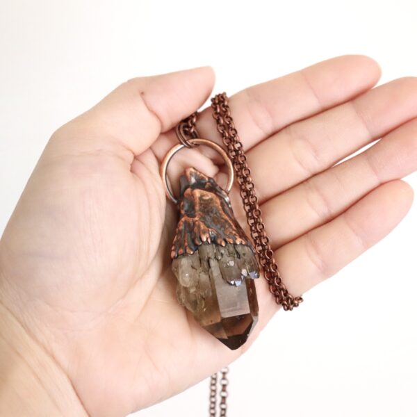 Witch's Brew Smoky Citrine Large Crystal Necklace